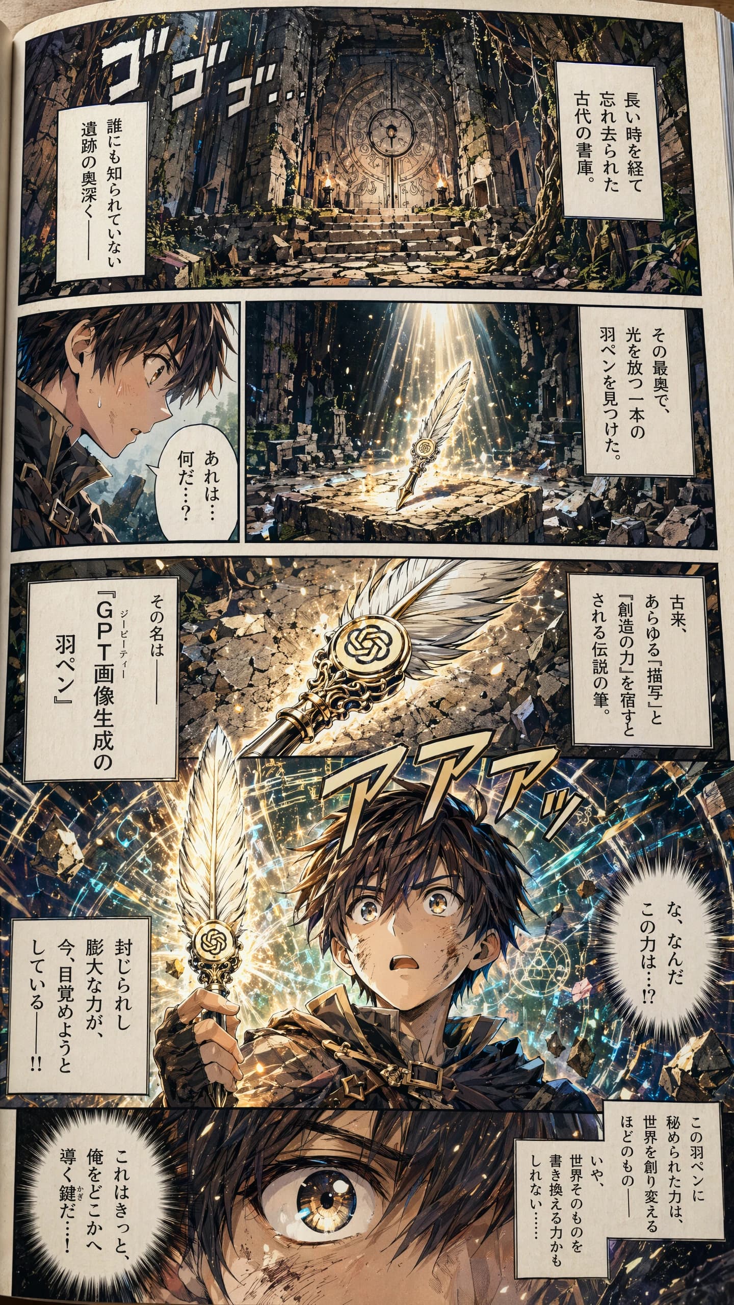 The quill, page one